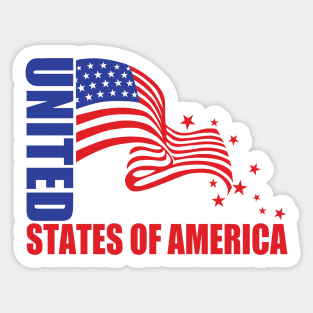 UNITED STATES OF AMERICA Sticker